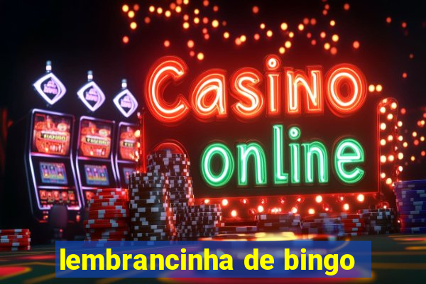 lembrancinha de bingo